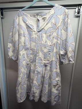 Target - A New Day Blue and White Floral Short Dress